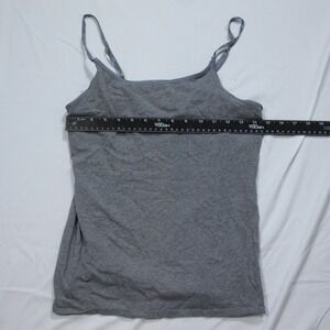 Mossimo Supply Co Womens XL Gray Cami Spaghetti Strap Tank Top Cotton Blend